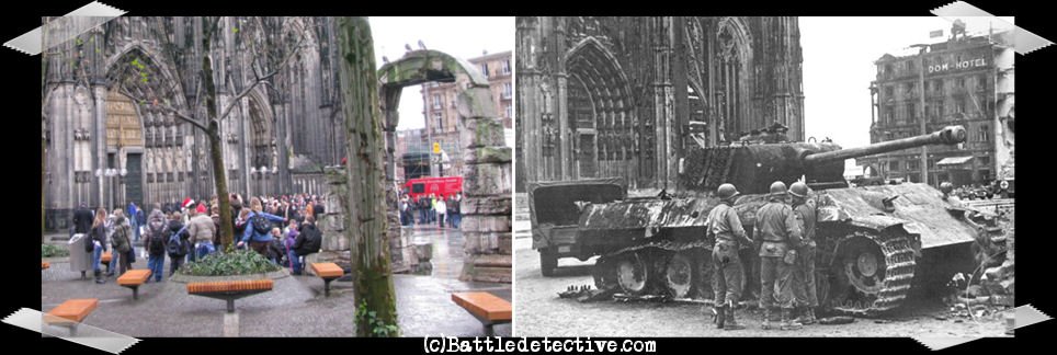 tank battle at cologne cathedral